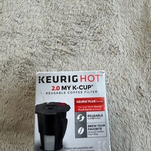 Keurig 2.0 My K-Cup Reusable Filter - Black and Red